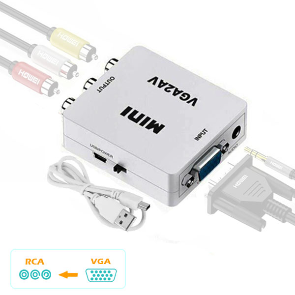 mini vga to av converter