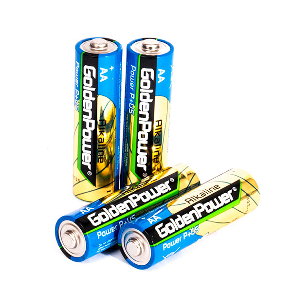 باتری قلمی Alkaline گلدن پاور | GoldenPower مدل AA4 بسته 4 عددی 1.5V