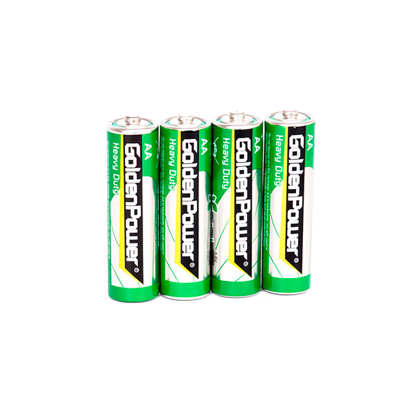 باتری قلمی گلدن پاور | GoldenPower مدل Heavy Duty بسته 4 عددی 1.5V