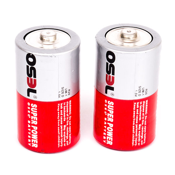 باتری سایز بزرگ اوسل | Osel مدل Super power  R20 SIZE D بسته ی 2 عددی