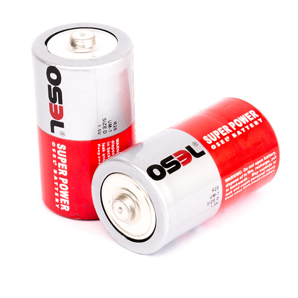 باتری سایز بزرگ اوسل | Osel مدل Super power  R20 SIZE D بسته ی 2 عددی