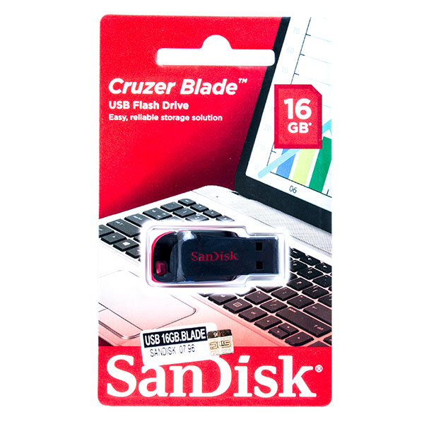 فلش مموری 16 گیگابایت SanDisk مدل Cruzer Blade CZ50