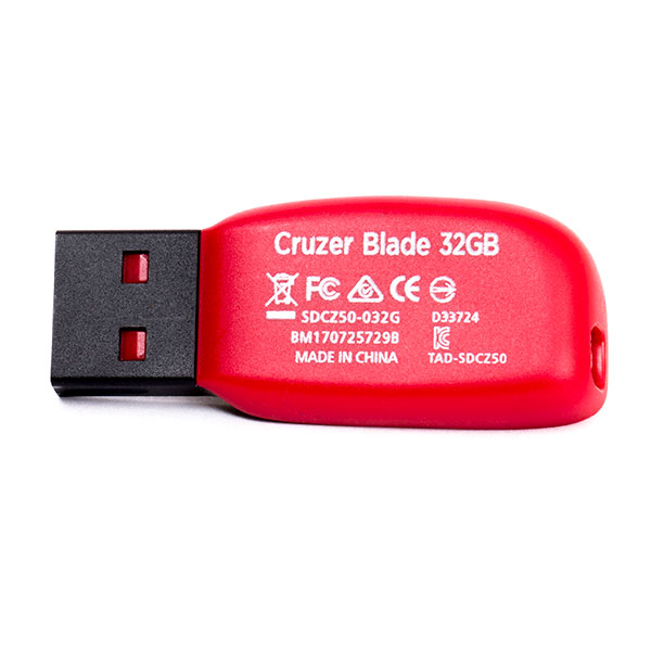 فلش مموری 32 گیگابایت SanDisk مدل Cruzer Blade CZ50