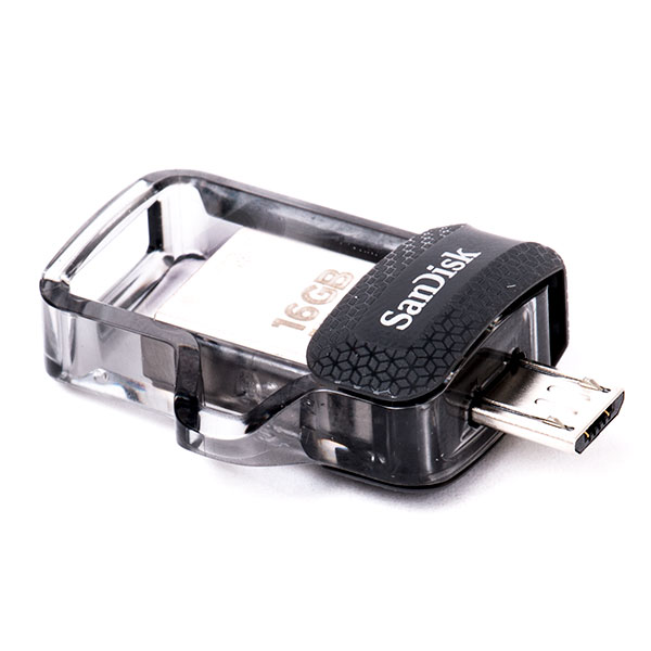 فلش مموری OTG سن دیسک مدل Dual Drive m3.0 ظرفیت 16 گیگابایت