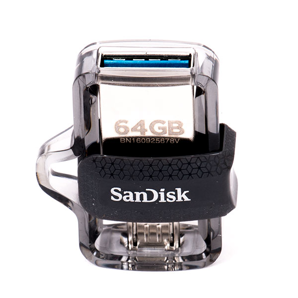 فلش مموری OTG سن دیسک مدل Dual Drive m3.0 ظرفیت 64 گیگابایت
