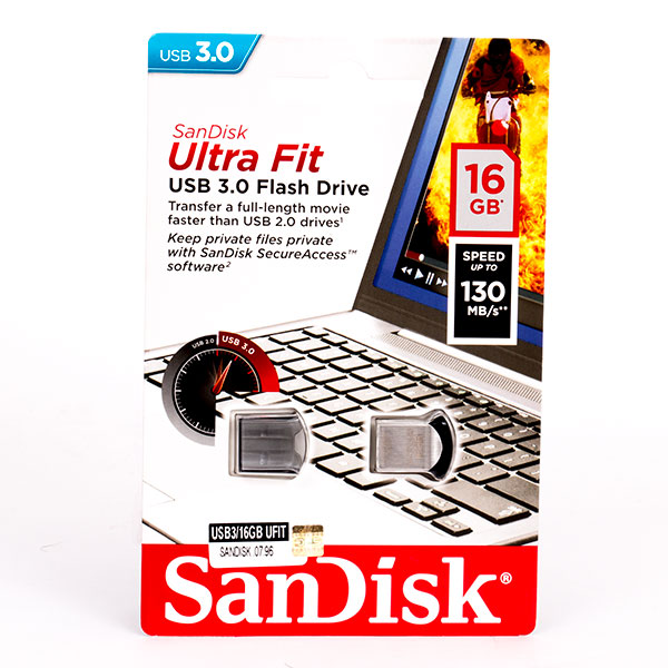 فلش مموری سن دیسک | SanDisk مدل Ultra Fit CZ43 ظرفیت 16 گیگابایت