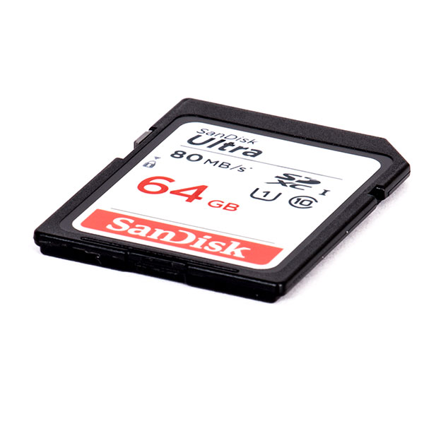 کارت حافظه SDHC سن دیسک 64 گیگابایت مدل Ultra کلاس 10 سرعت 80 مگابایت 