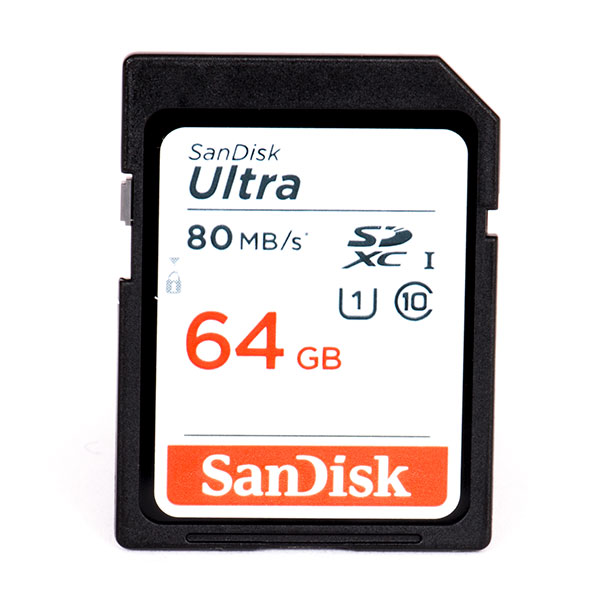 کارت حافظه SDHC سن دیسک 64 گیگابایت مدل Ultra کلاس 10 سرعت 80 مگابایت 