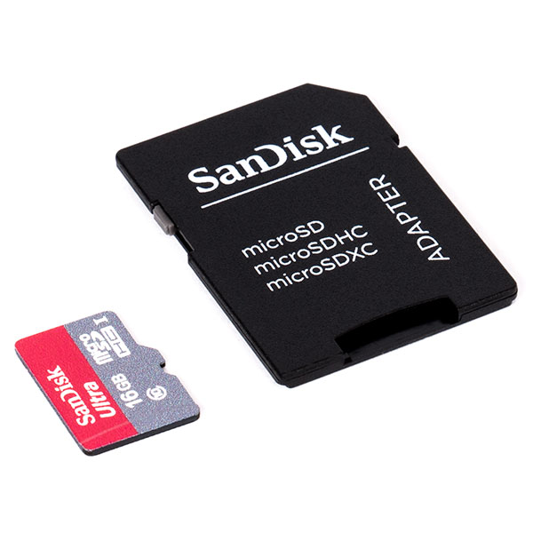 کارت حافظه micro SD سن دیسک | SanDisk مدل Ultra کلاس 10 ظرفیت 16 گیگابایت