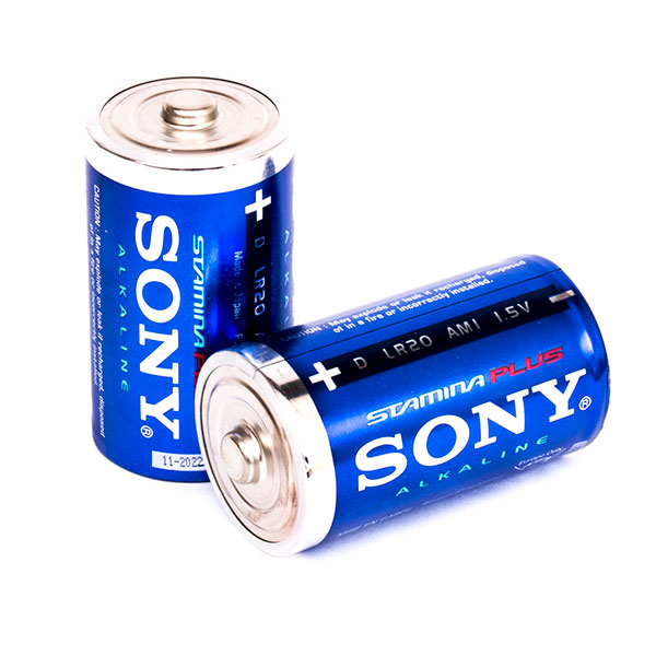 باتری سایز بزرگ آلکالاین سونی | Sony مدل Alkaline D LR20 بسته ی 2 عددی